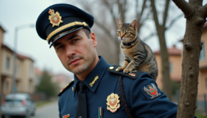 Erzurum’da Ağaçta Mahsur Kalan Kedi İçin Seferberlik